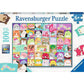 Ravensburger XXL Puzzle - Viele bunte Squishmallows, 100 Teile