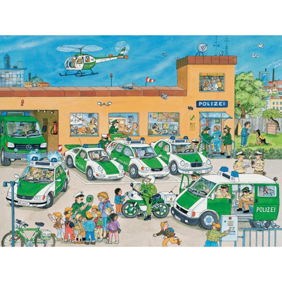 Ravensburger XXL Puzzle Polizeirevier, 100 Teile