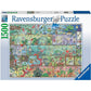 Ravensburger Zwerge im Regal, 1500 Teile