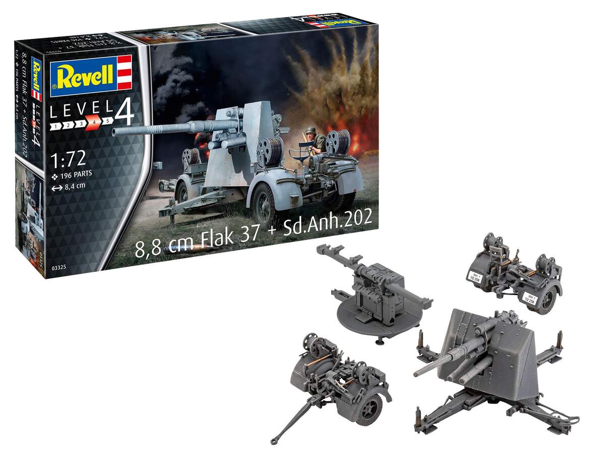 Revell 8,8 cm Flak 37 + Sd.Anh.202
