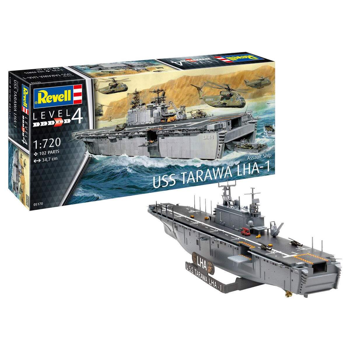 Revell Assault Ship USS Tarawa LHA-1