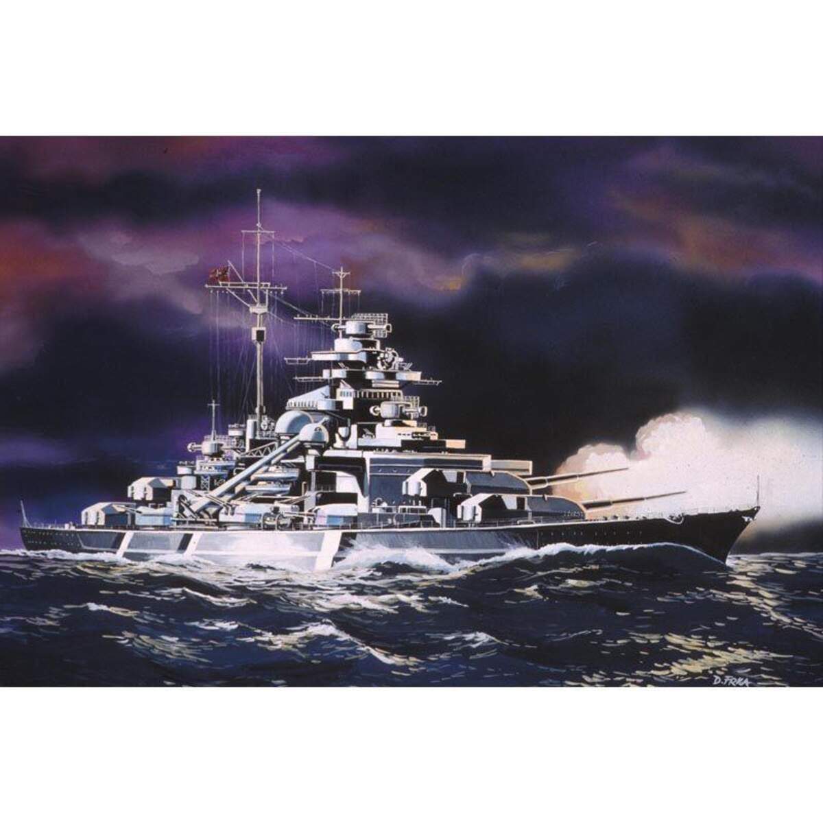 Revell Bismarck, Maßstab: 1:1200