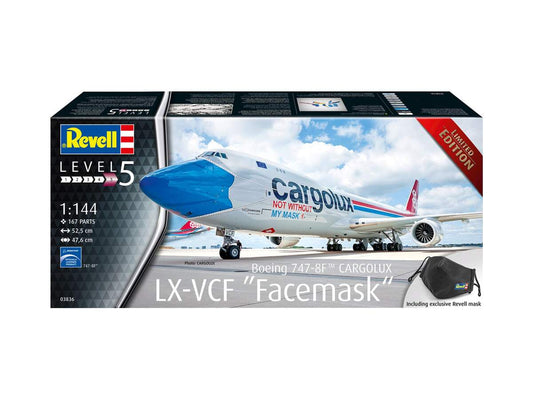 Revell Boeing 747-8F CARGOLUX LX-VCF "Facemask"
