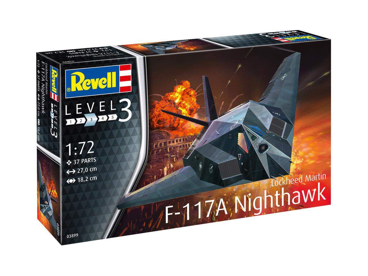 Revell F-117A Nighthawk Stealth Fighter 1:72