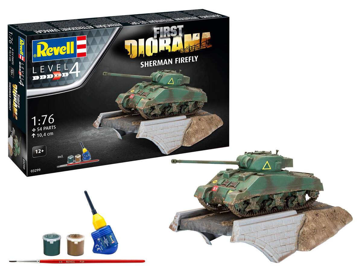 Revell First Diorama Set - Sherman Firefly