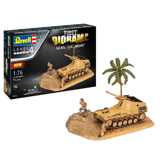 Revell First Diorama Set - Sd.Kfz. 124 Wespe