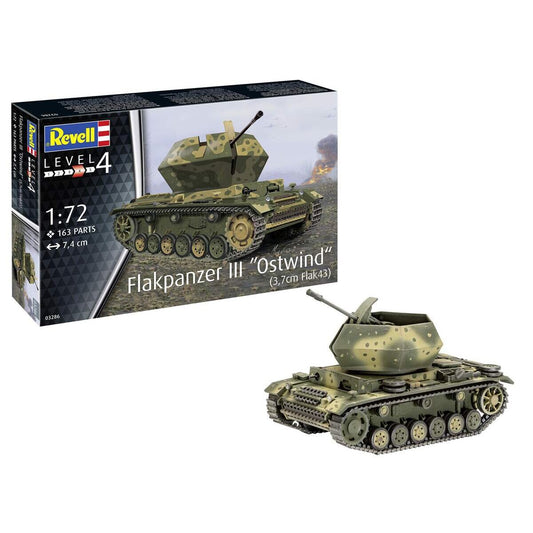 Revell Flakpanzer IIIOstwind (3,7 c m Flak 43) 1:72