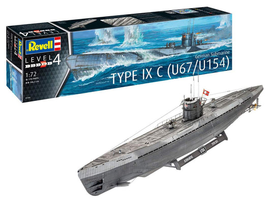 Revell German Submarine Type IX C U67/U154