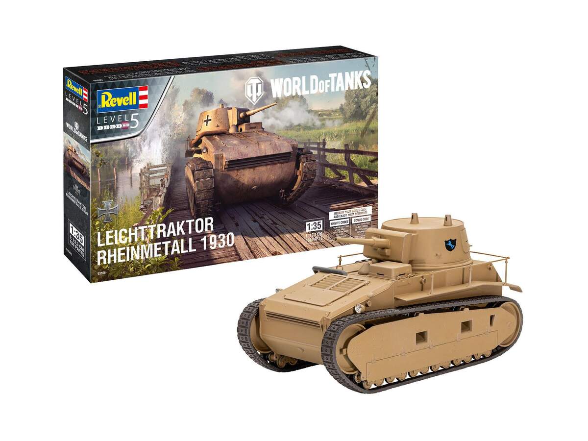 Revell Leichttraktor Rheinmetall 1930 "World of Tanks"