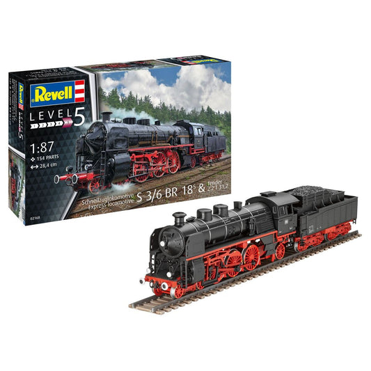Revell Schnellzuglokomotive S3/6 BR18 mit Tender