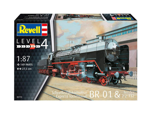 Revell Schwere Schnellzuglok BR01 mit Tender 2'2' T32