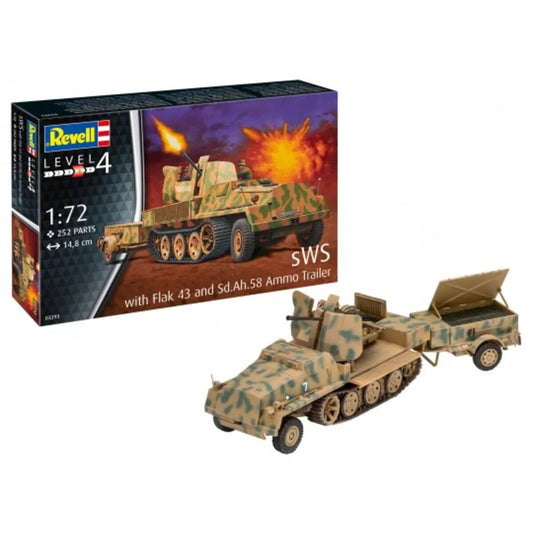 Revell sWS with Flak43 and Sd.Ah58 Ammo Trailer