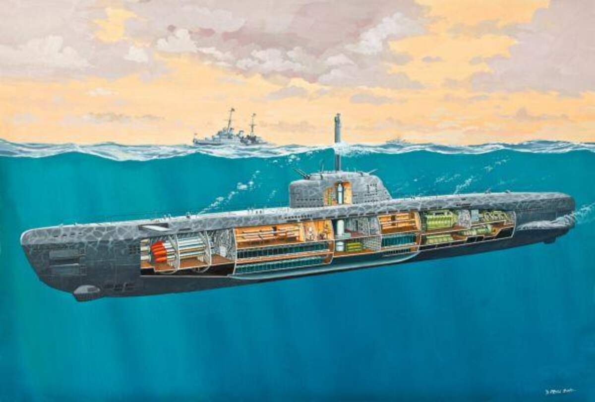 Revell U-Boot Typ XXI U 2540 &Interi