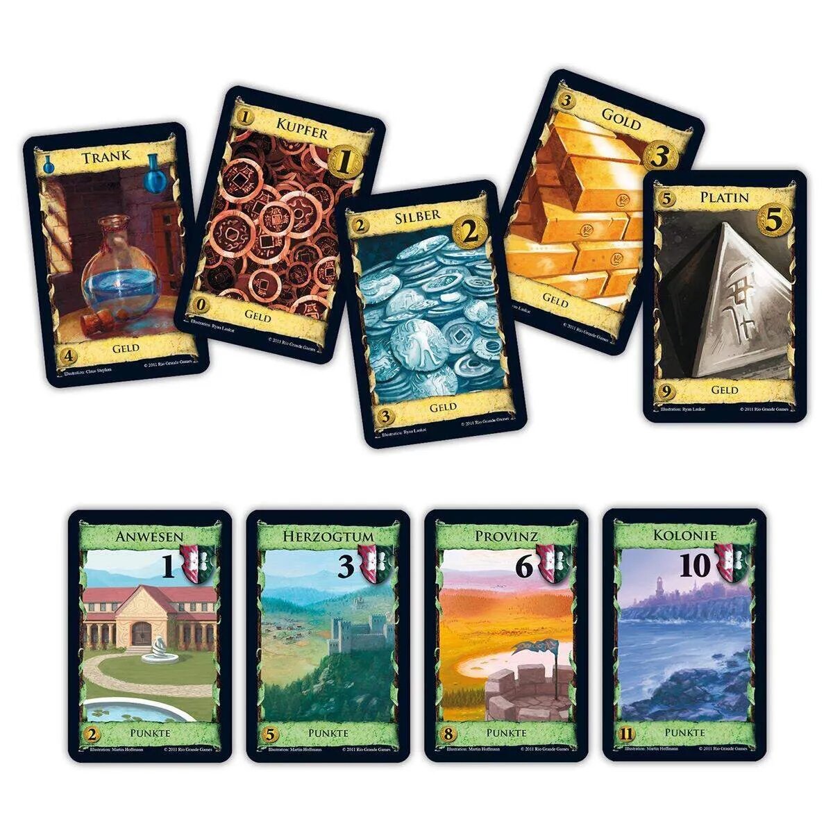 Rio Grande Games Dominion Erweiterung, Basiskartenset