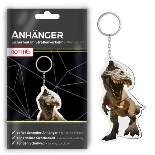 Roth Reflektions-Anhänger Tyrannosaurus Rex
