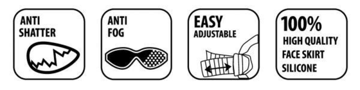 Schildkröt Junior Schwimmbrille Capri 5+, Blau-Grün