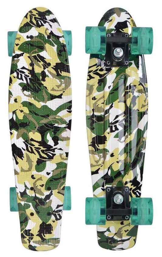 Schildkröt Retro Skateboard Free Spirit 22´´, Camouflage