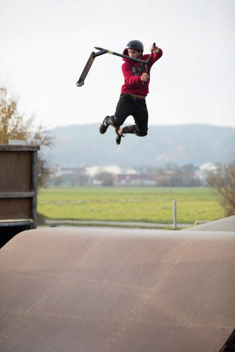 Schildkröt Stunt Scooter Untwist Fire