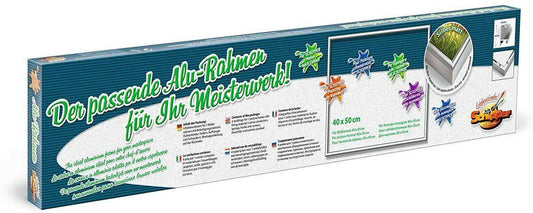 Schipper Malen nach Zahlen  Alurahmen Silber 40 x 50 cm