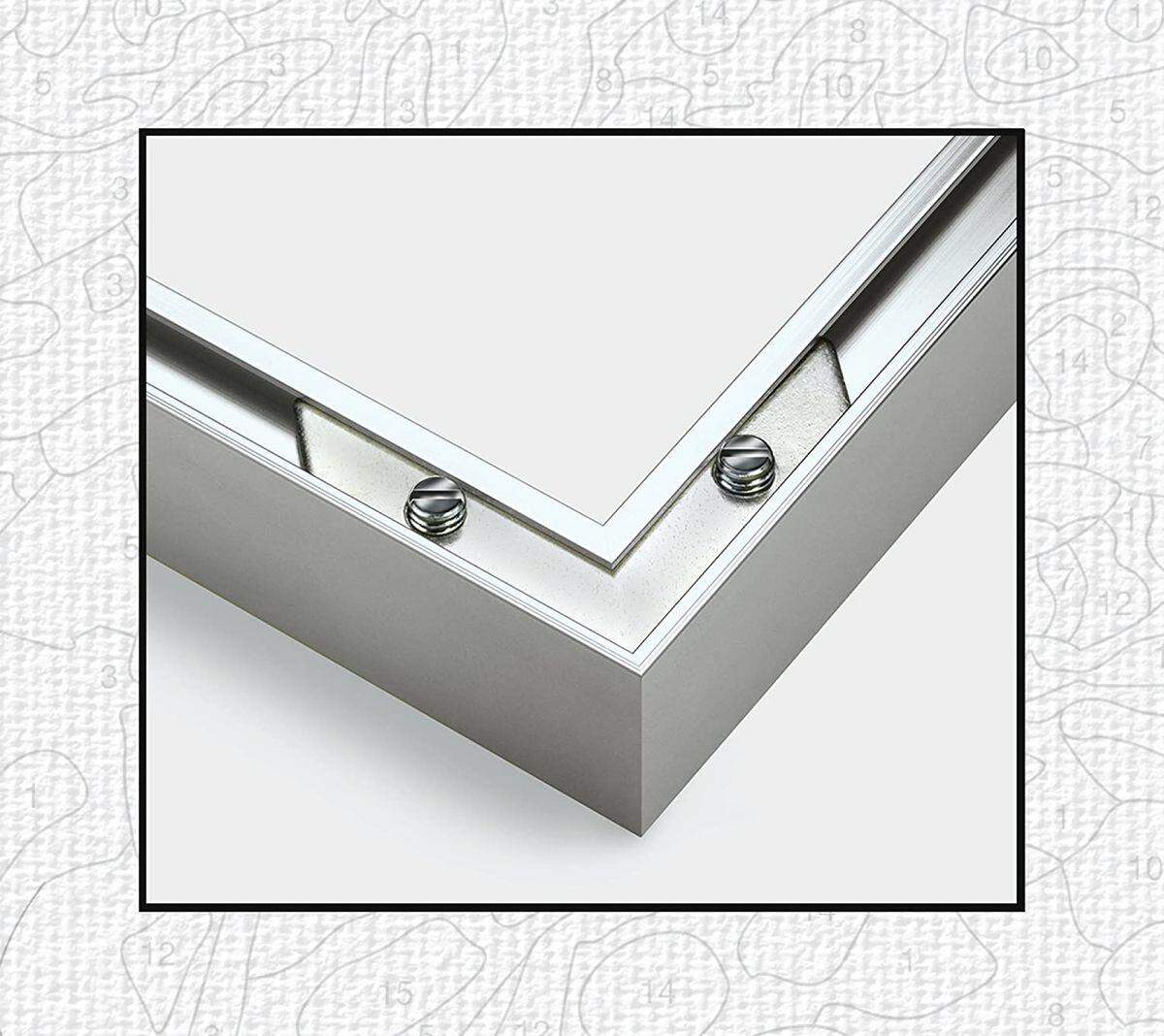 Schipper Malen nach Zahlen  Alurahmen Silber 40 x 50 cm