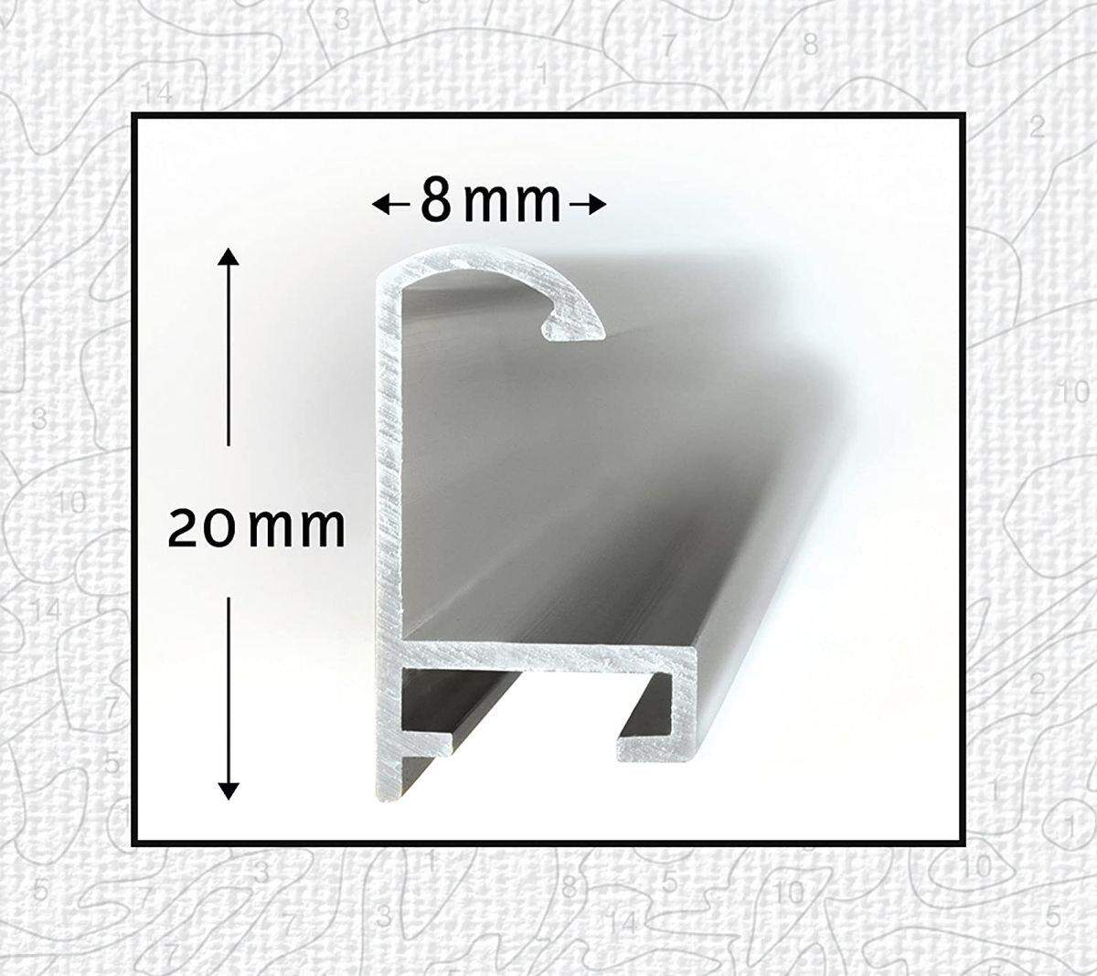 Schipper Malen nach Zahlen  Alurahmen Silber 40 x 50 cm