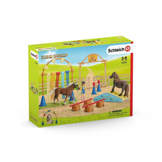 Schleich® 42481 Farm World Pony Agility Trainig
