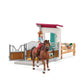 Schleich® 42710 Horse Club - Pferdebox mit Hannah & Cayenne