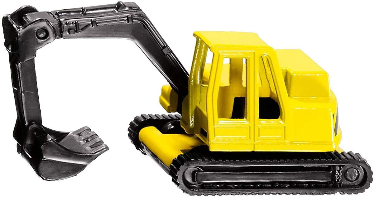 Schmidt Spiele KinderPuzzle - Bagger auf Baustelle, 40 Teile, inklusive SIKU Bagger