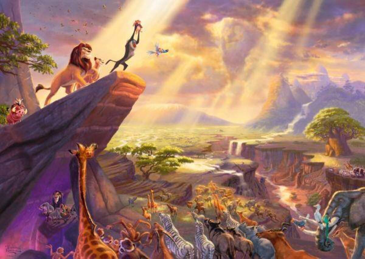Schmidt Spiele Puzzle - Disney - König der Löwen, 1000 Teile