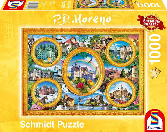 Schmidt Spiele Puzzle - Schlösser, 1000 Teile