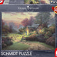Schmidt Spiele Puzzle - Thomas Kinkade, Spirit, Cottage des Guten Hirten, 1000 Teile