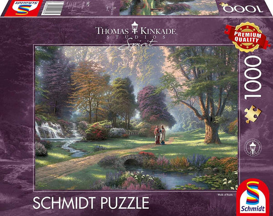 Schmidt Spiele Puzzle - Thomas Kinkade, Spirit, Weg des Glaubens, 1000 Teile