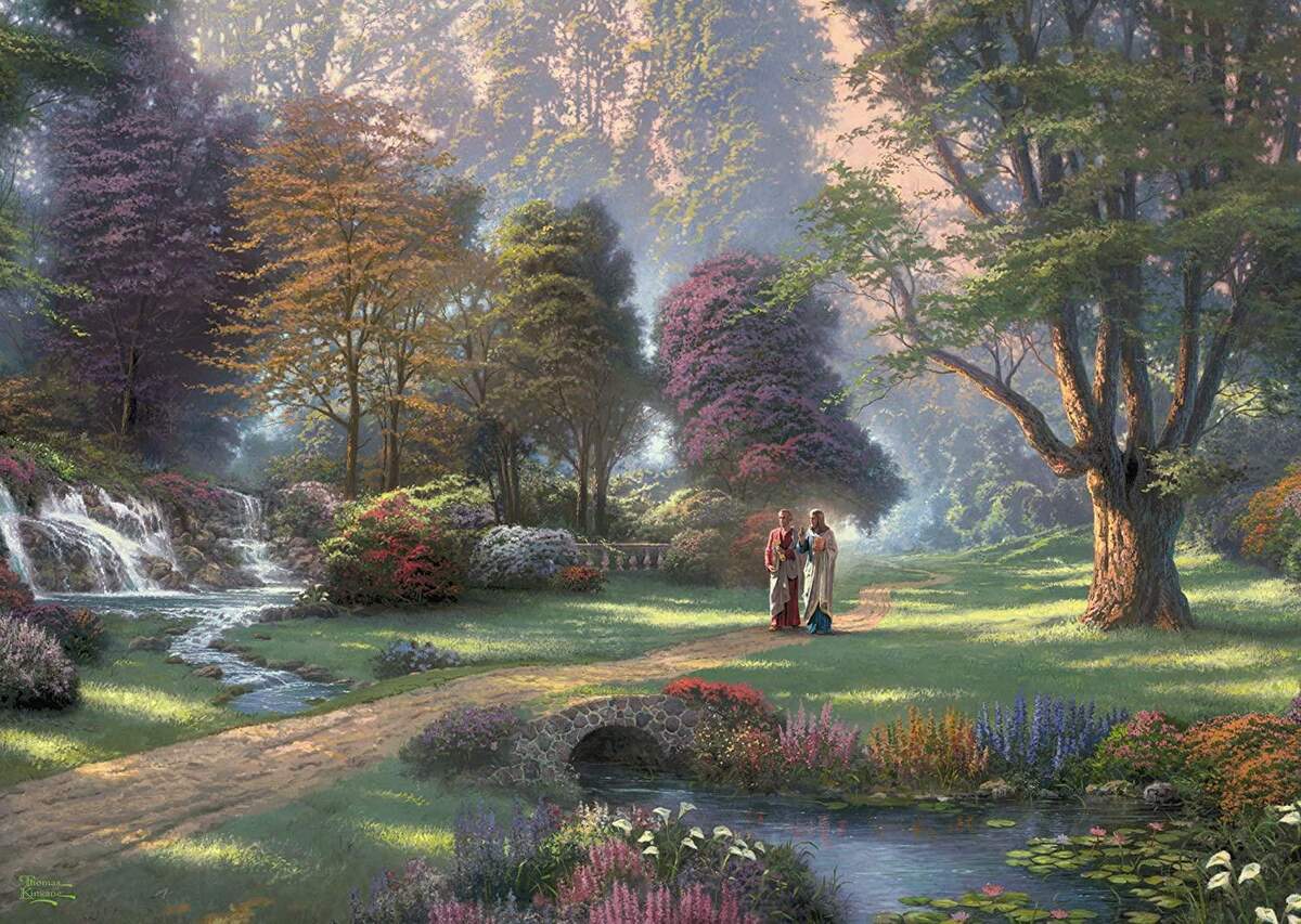 Schmidt Spiele Puzzle - Thomas Kinkade, Spirit, Weg des Glaubens, 1000 Teile