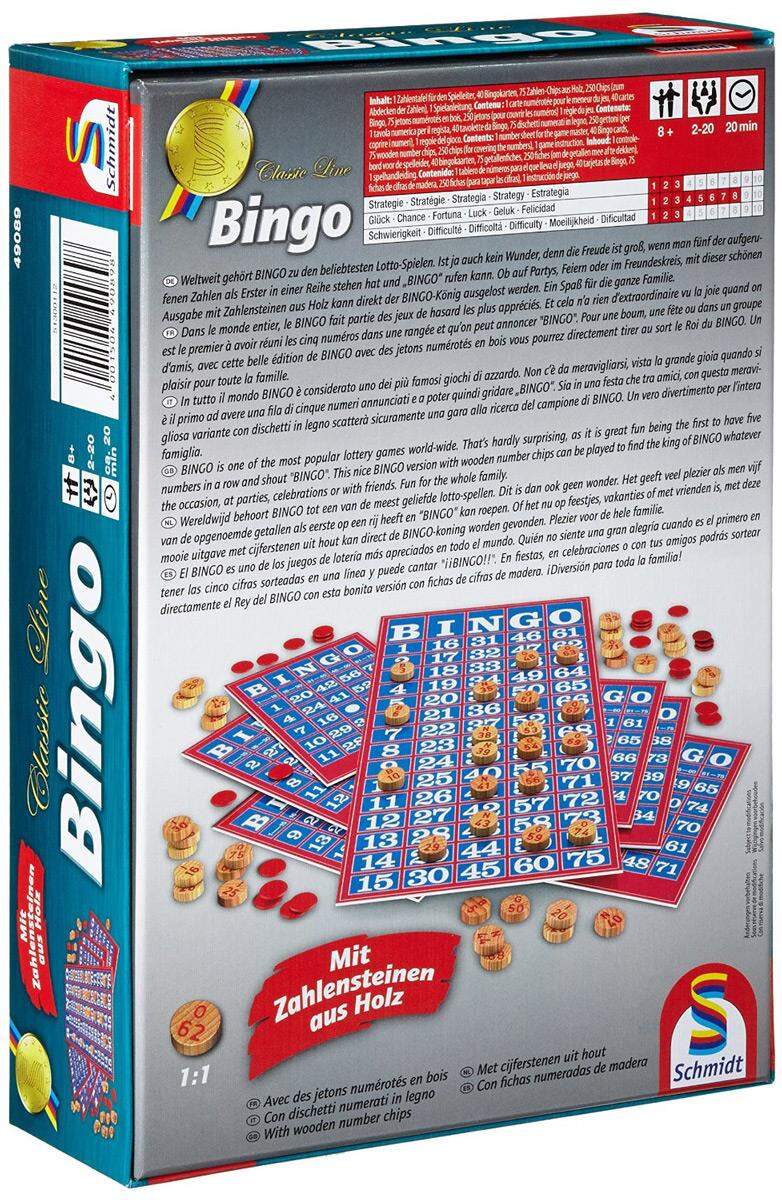 Schmidt Spiele Classic Line, Bingo