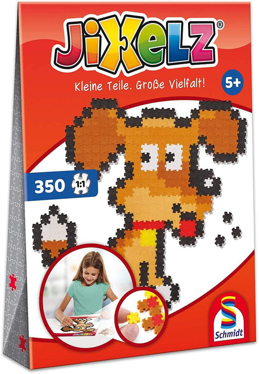 Schmidt Spiele Puzzle - Jixels Hund, 350 Teile, 1 Motiv mit Designvorlage