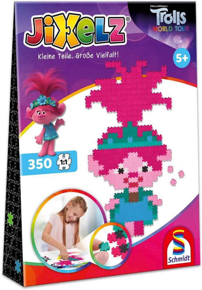 Schmidt Spiele Puzzle - Jixelz 350 Teile Trolls