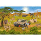 Schmidt Spiele Kinderpuzzle - Schleich ®: Wild Life - In der Sarvanne, 60 Teile mit Baby Löwenjunge Figur