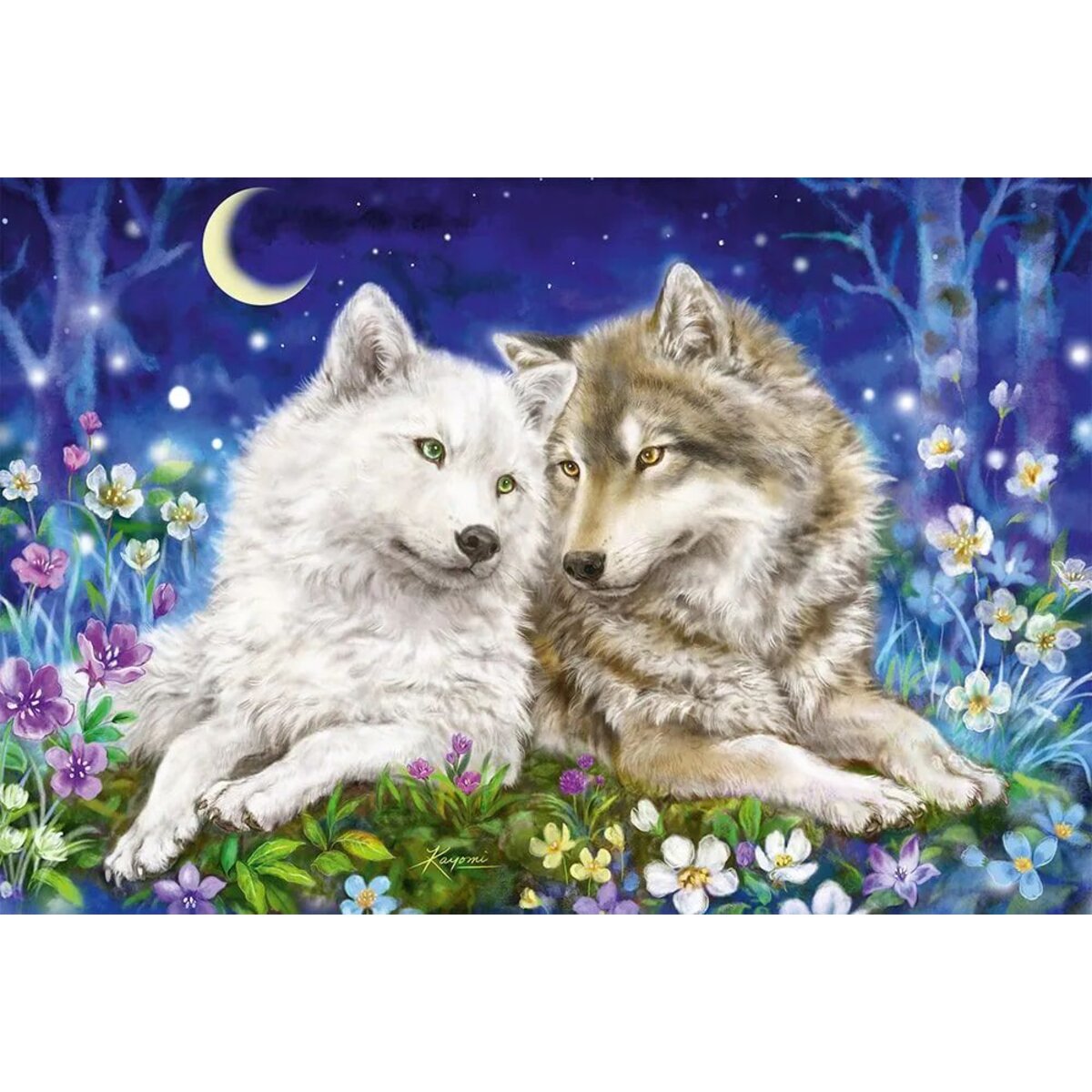 Schmidt Spiele Kinderpuzzle Kuschelige Wolfsfreunde, 200 Teile