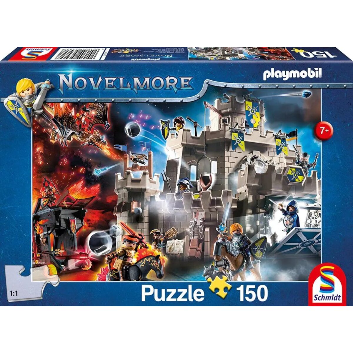 Schmidt Spiele Kinderpuzzle Playmobil®: Novelmore - Die Burg von Novelmore, 150 Teile