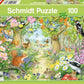 Schmidt Spiele KinderPuzzle - Tiere im Wald, 100 Teile