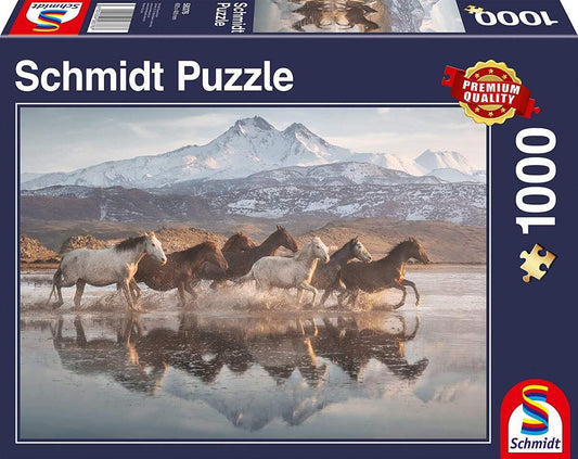 Schmidt Spiele Puzzle - Pferde in Kappadokien, 1000 Teile