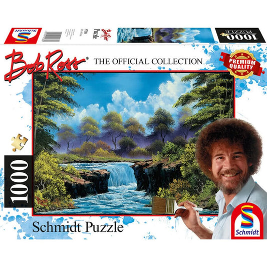 Schmidt Spiele Puzzle - Wasserfall auf der Lichtung, 1000 Teile