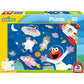 Schmidt Spiele Puzzle - Die Sesamstrasse: Im Weltall, 60 Teile