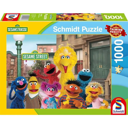 Schmidt Spiele Puzzle - Sesamstrasse: Ein Wiedersehen mit guten alten Freunden, 1000 Teile