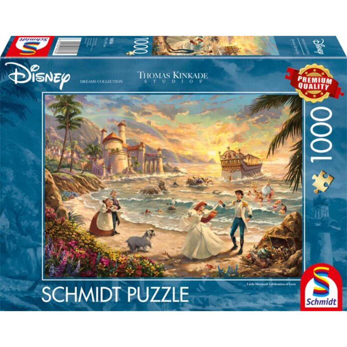 Schmidt Spiele Puzzle - Disney, Snow White and the Queen, 1000 Teile