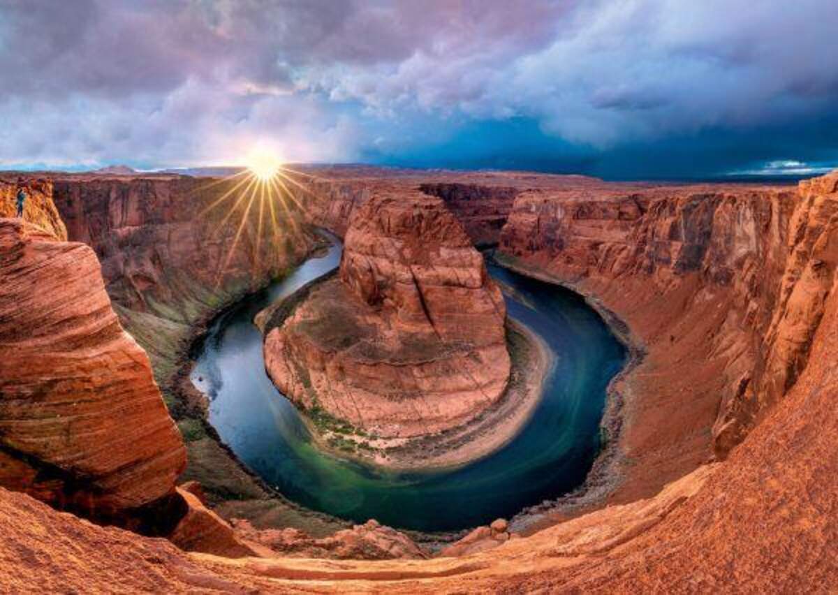 Schmidt Spiele Puzzle - Glen Canyon, Horseshoe Bend am Colorado River, 1000 Teile