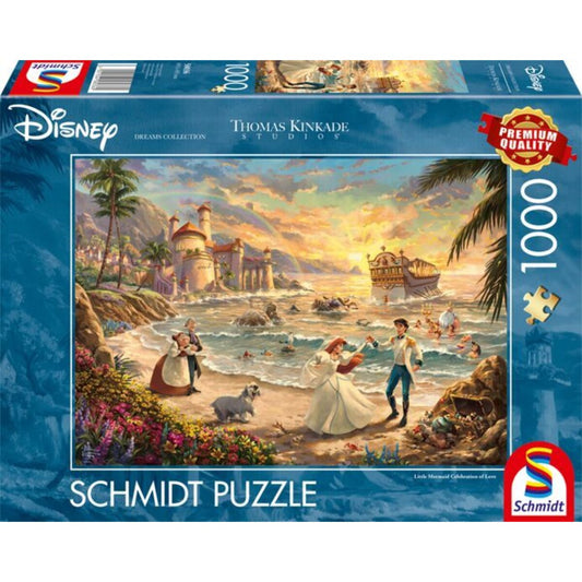 Schmidt Spiele Puzzle - Disney, The Little Mermaid Celebration of Love, 1000 Teile