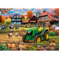 Schmidt Spiele Puzzle - Bauernhof mit Traktor: John Deere 5050E, 1000 Teile