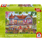 Schmidt Spiele Puzzle - Haus im Frühling, 1000 Teile