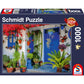 Schmidt Spiele Puzzle - Mediterrane Haustür, 1000 Teile
